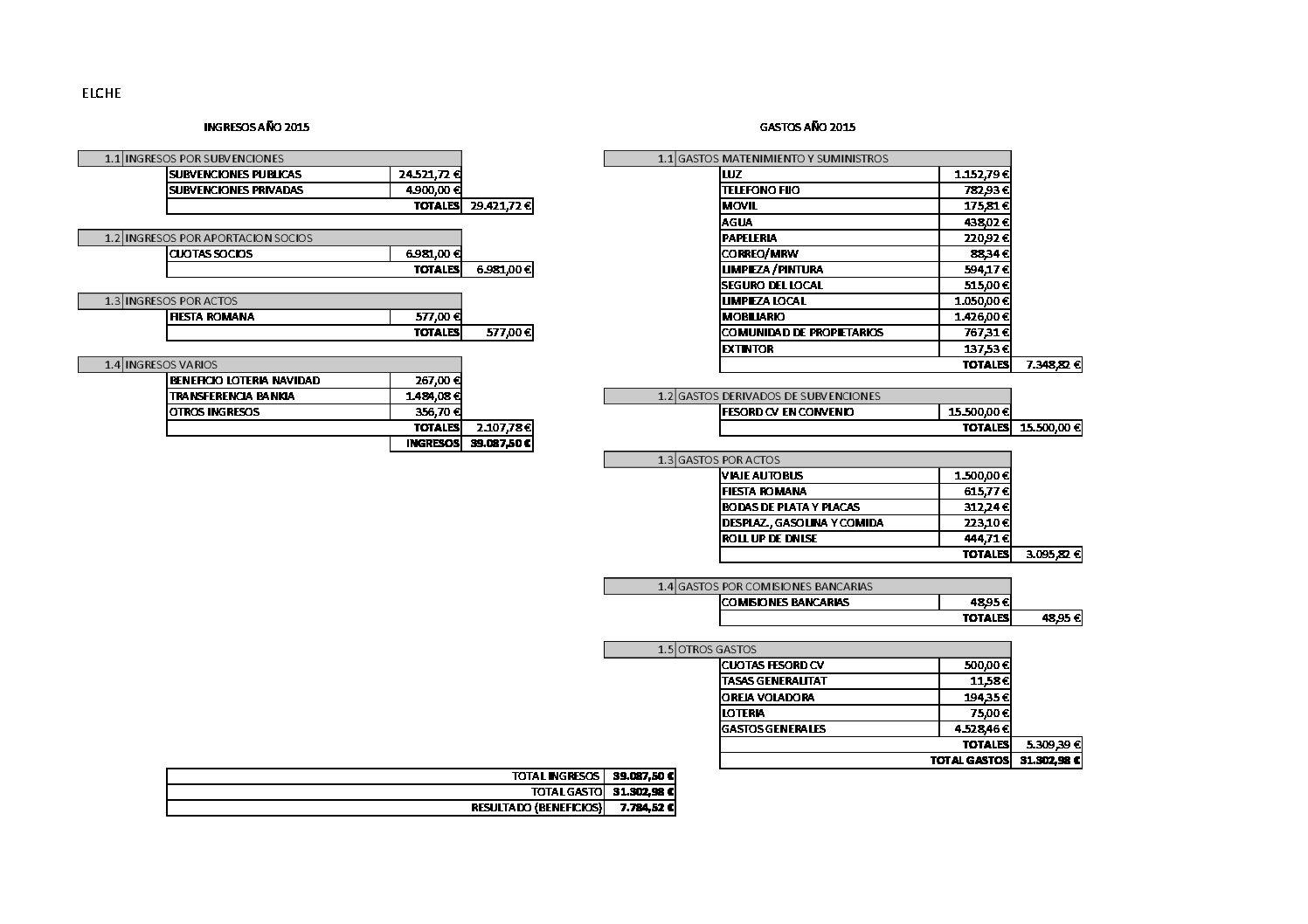 Cuentas anuales Elx 2015