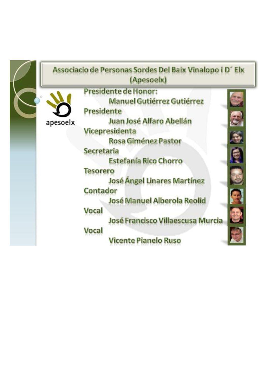 Estructura organizativa (junta directiva)