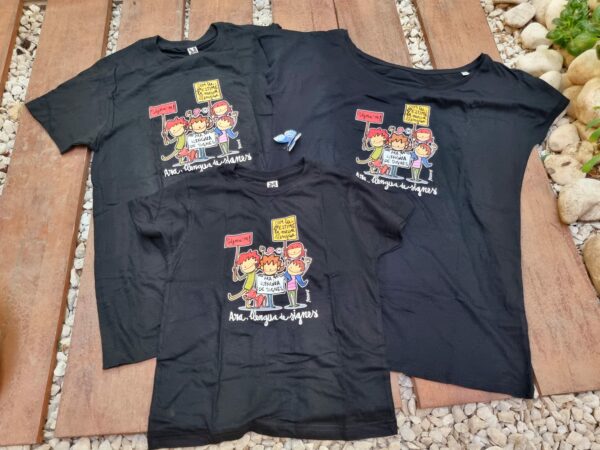 Camiseta Ara llengua de signes (Diseño 2)