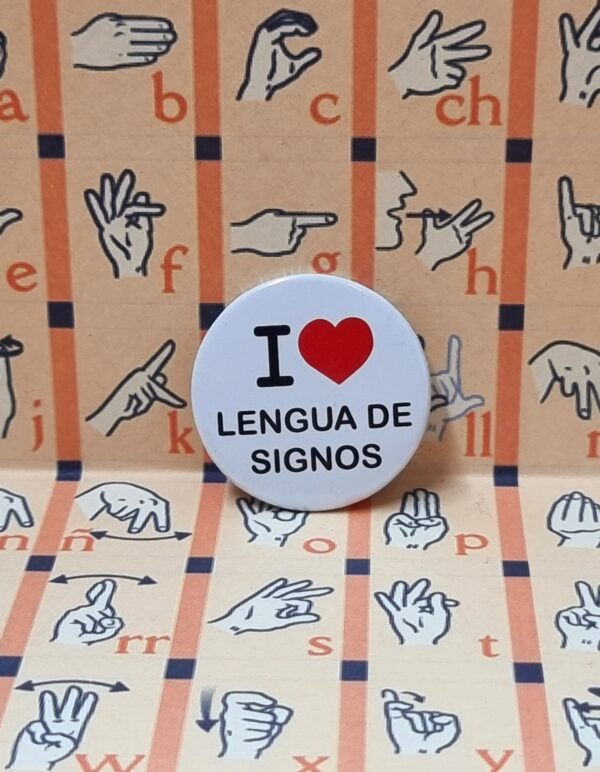 Chapa: I love Lengua de Signos