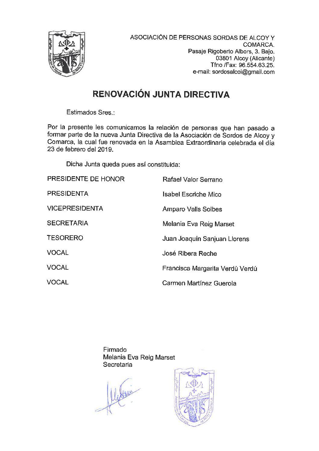 junta directiva 2019 firmada