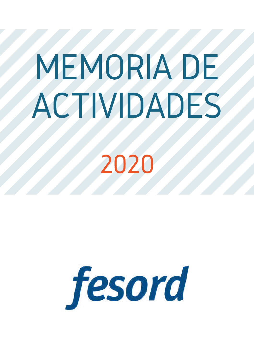 FESORD Memoria Actividades 2020 b
