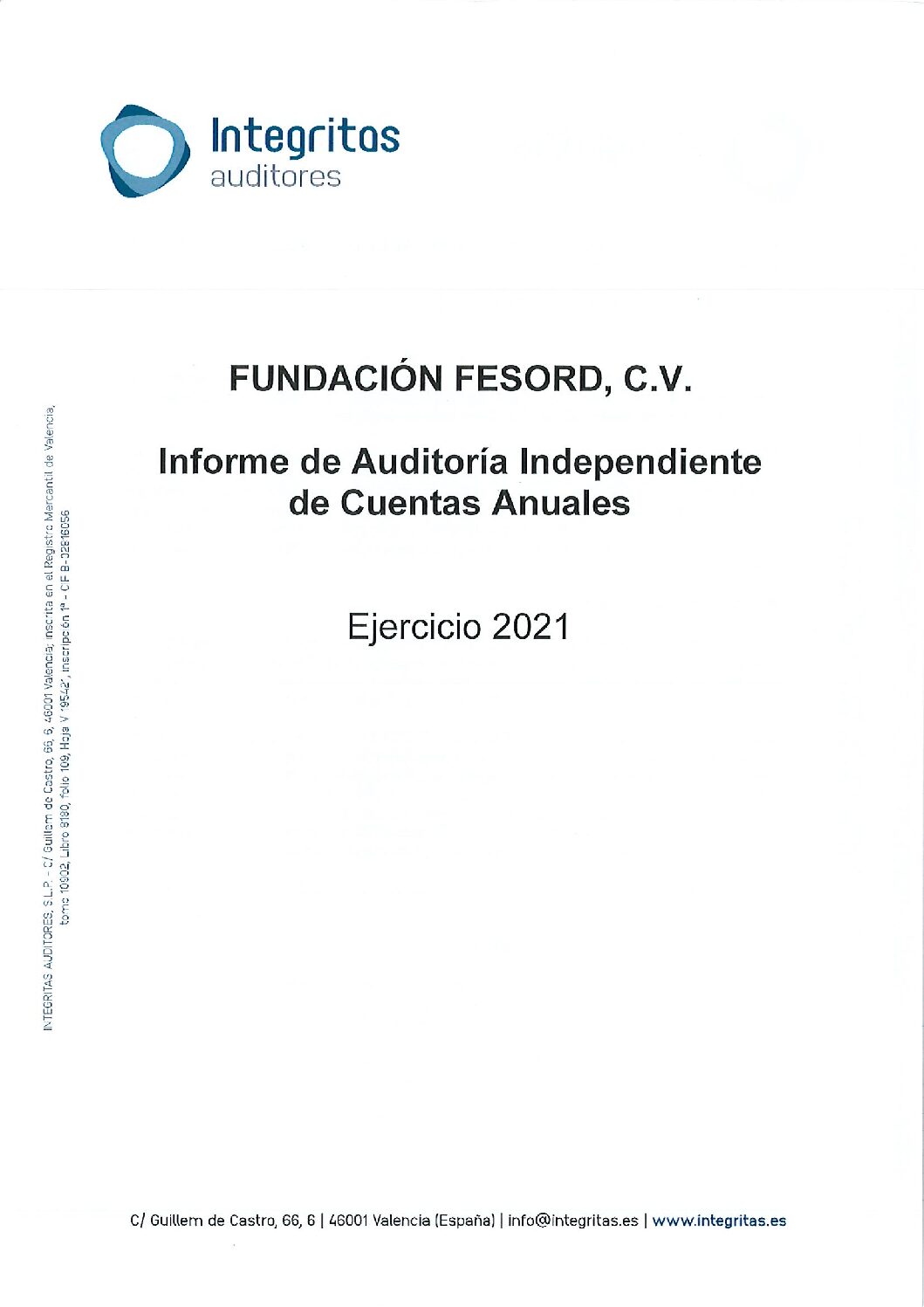 INFORME AUDITORIA 2021