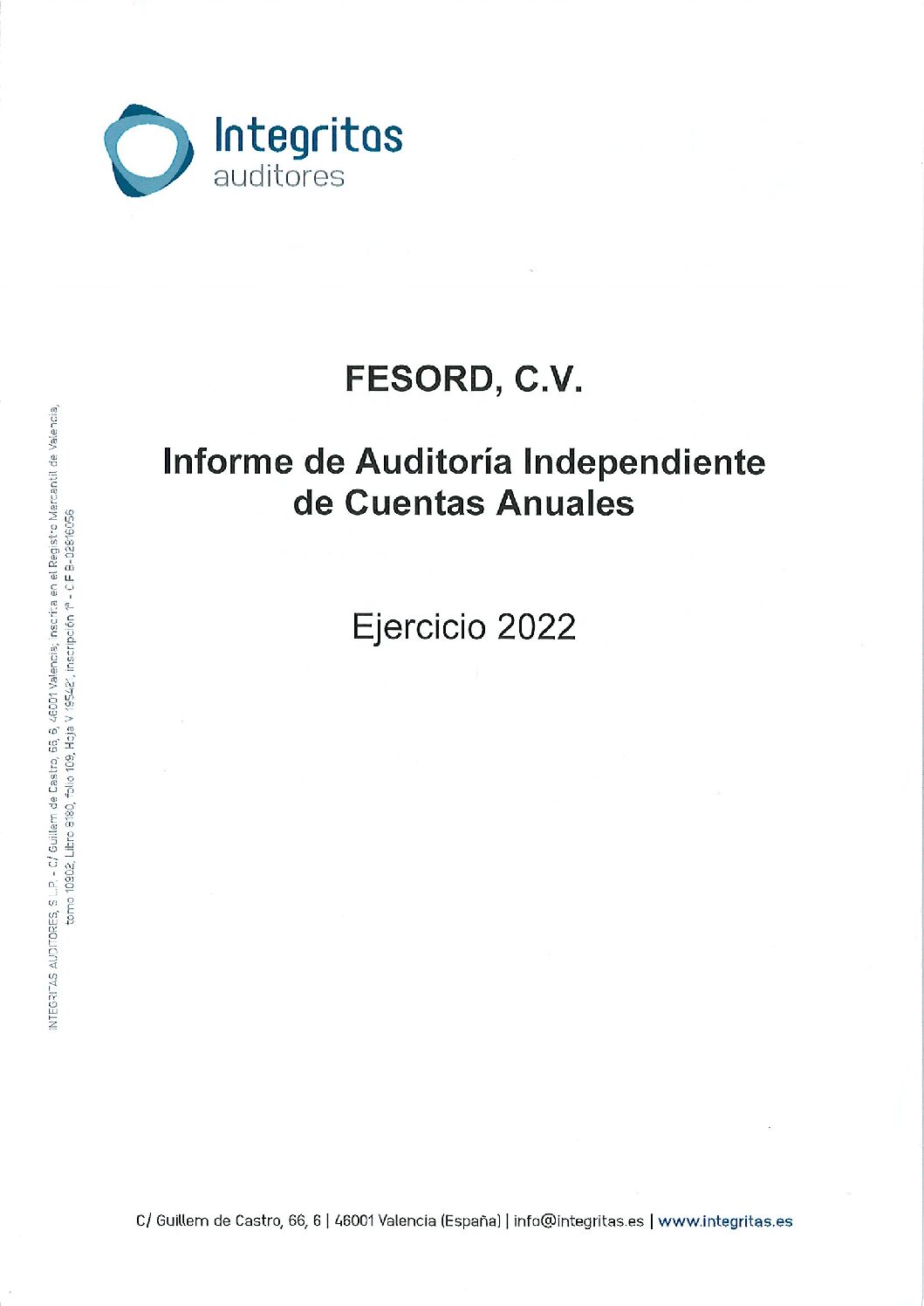 Informe Auditoria 2022