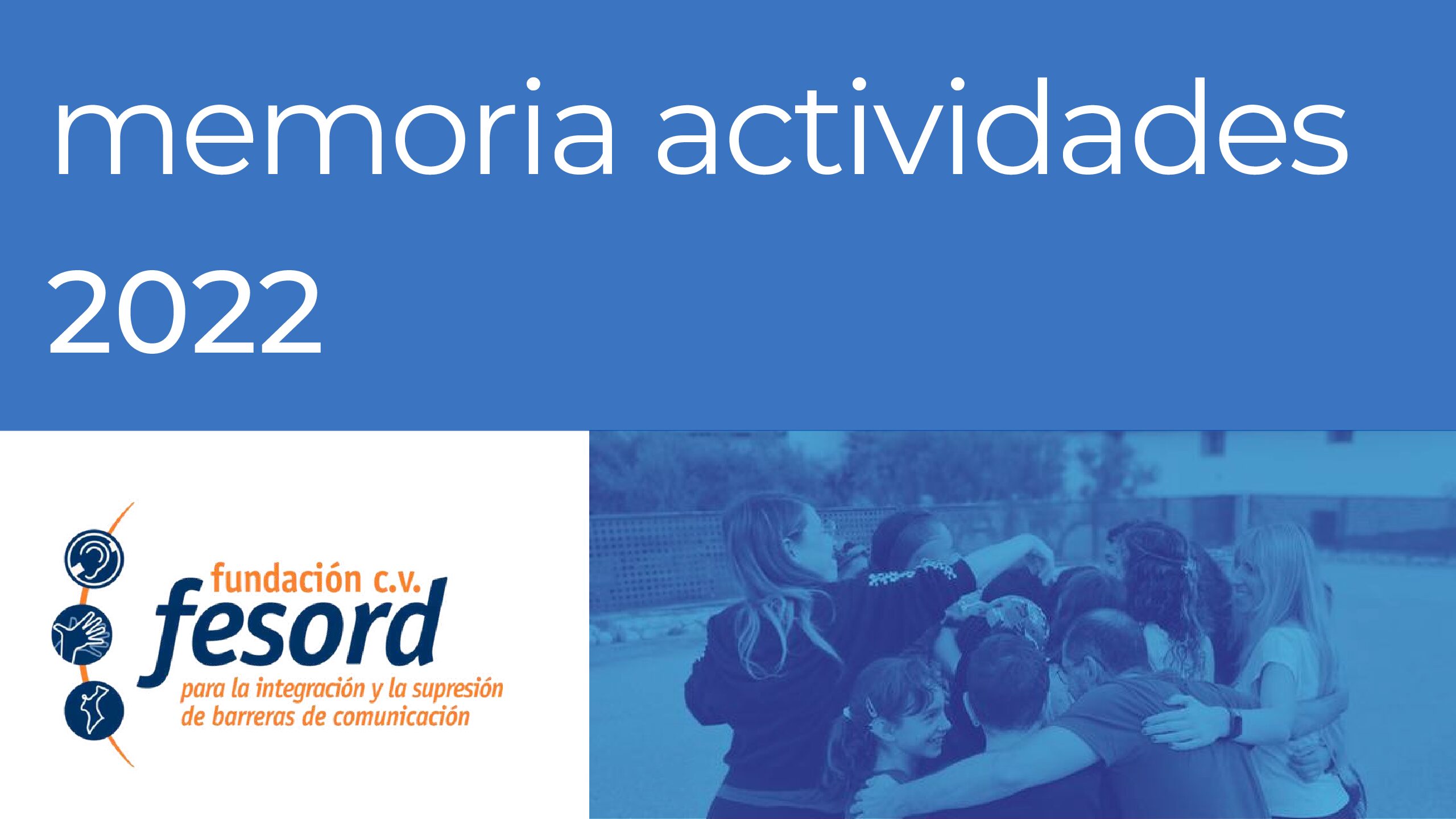 MEMORIA DE ACTIVIDADES 2022