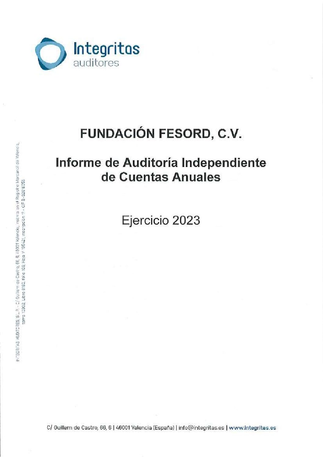 Informe Auditor 2023