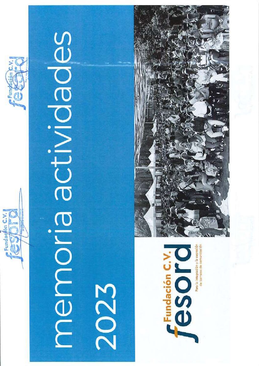 Memoria Actividades 2023